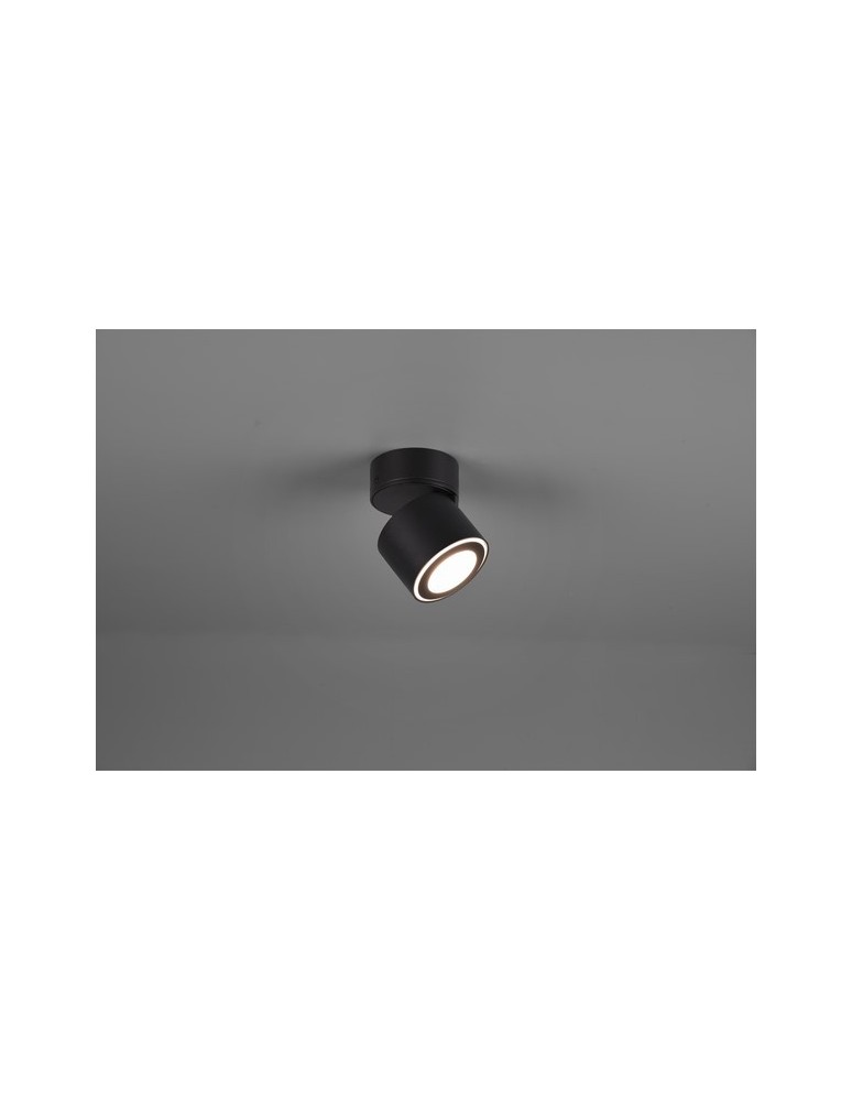 Spotlight ceiling lamps - Trio TAURUS Wall Spotlight 1xLED max 5W 3000K Black Matte 652910132 - product kolory-swiatla.pl 1