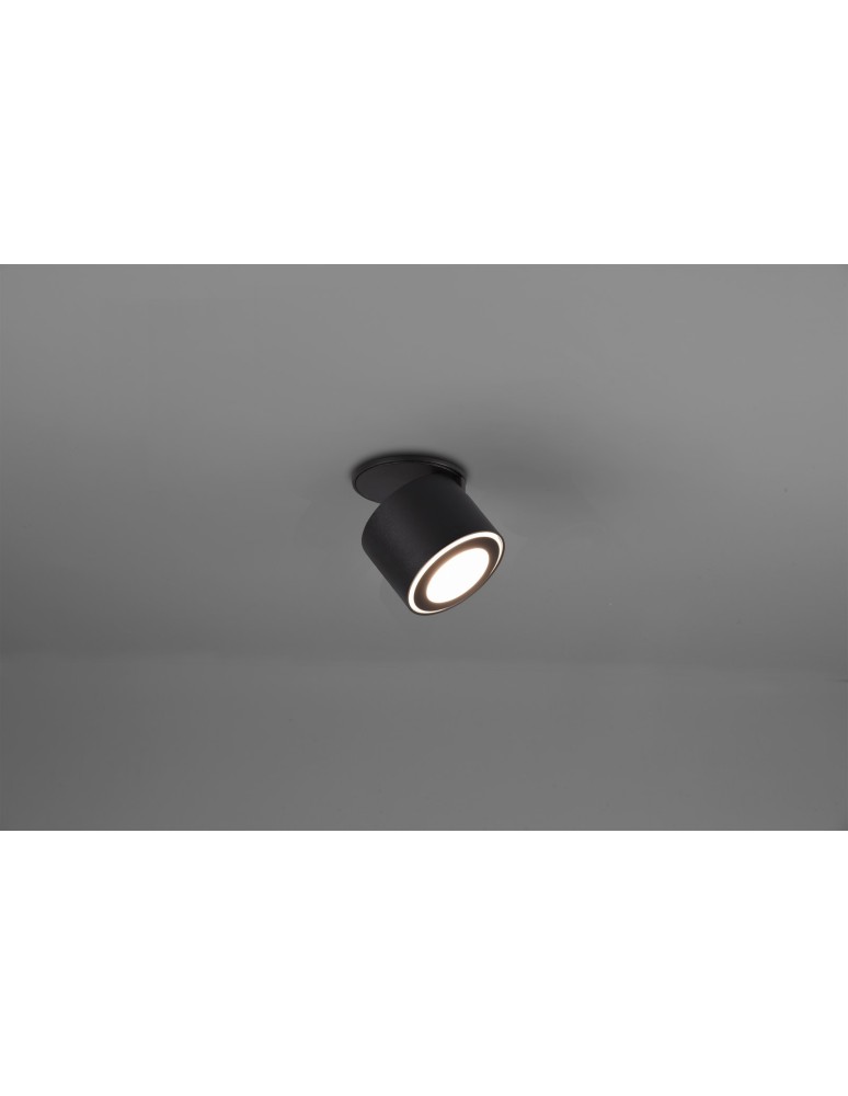 Spotlight ceiling lamps - Trio TAURUS Wall Spotlight 1xLED max 5W 3000K Black Matte 652910132 - product kolory-swiatla.pl 3