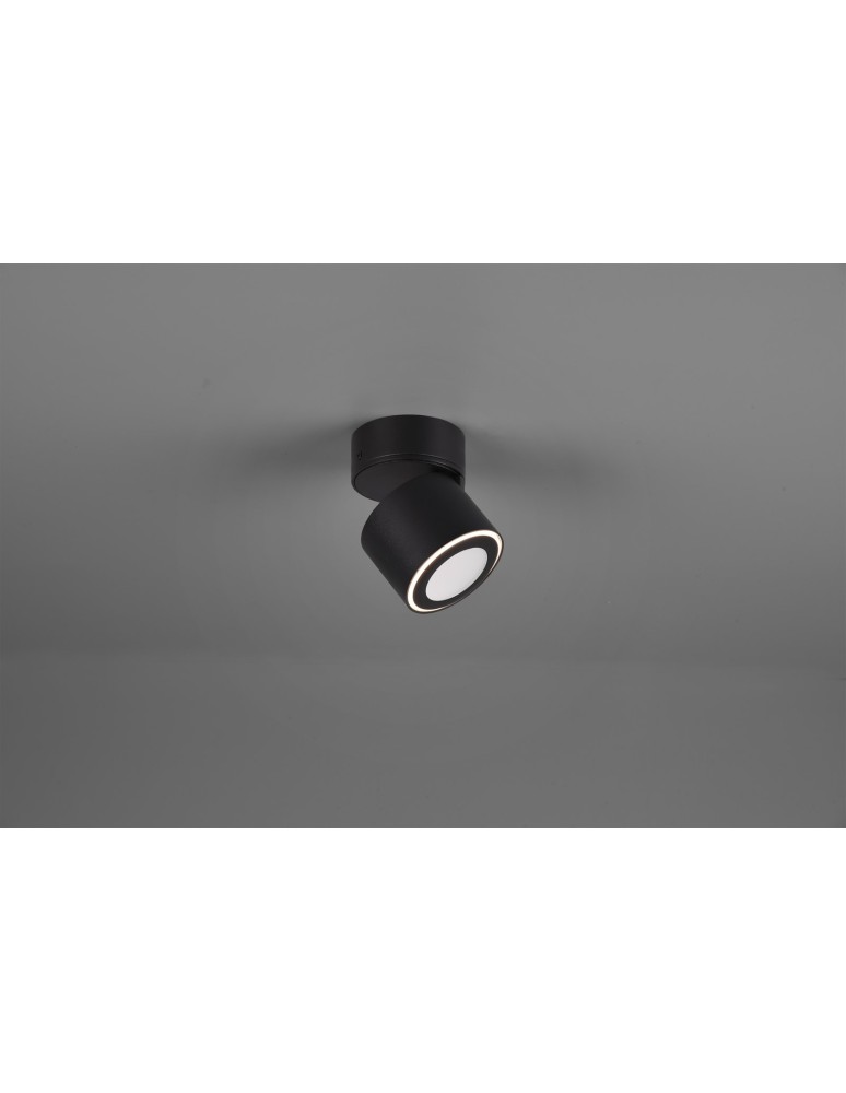 Spotlight ceiling lamps - Trio TAURUS Wall Spotlight 1xLED max 5W 3000K Black Matte 652910132 - product kolory-swiatla.pl 4