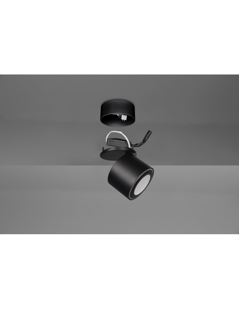 Spotlight ceiling lamps - Trio TAURUS Wall Spotlight 1xLED max 5W 3000K Black Matte 652910132 - product kolory-swiatla.pl 6