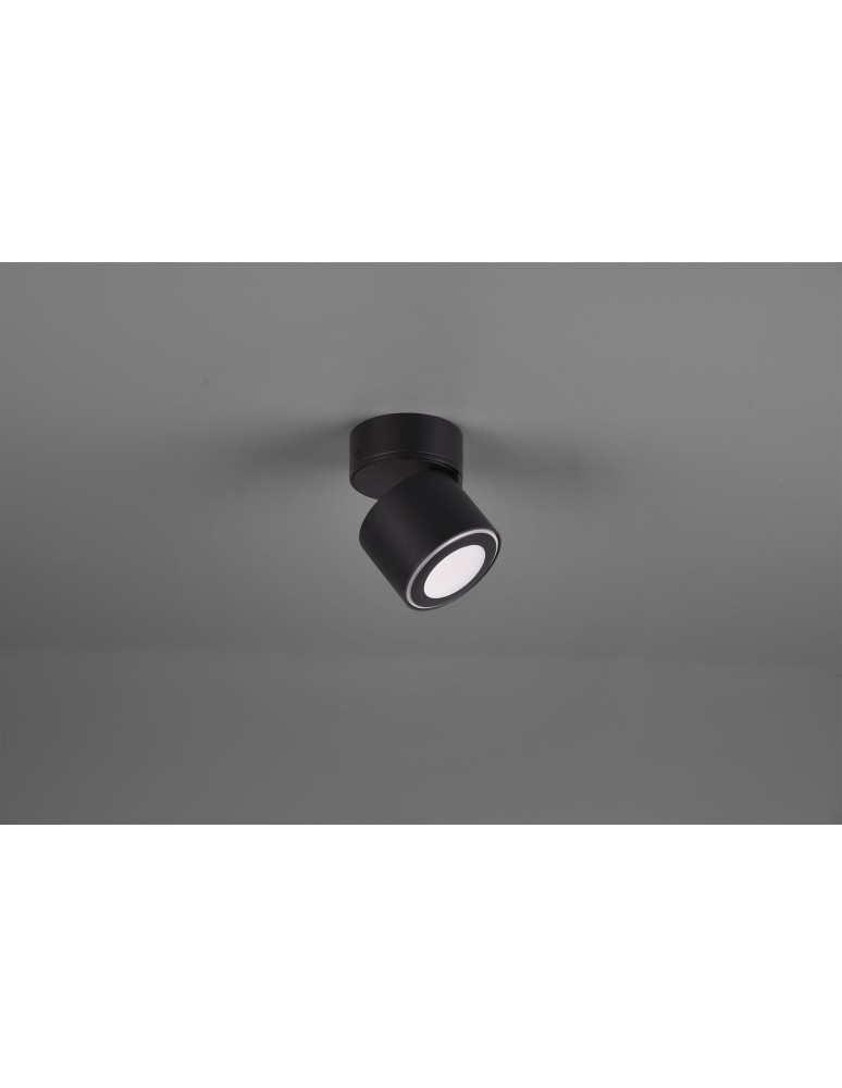 Spotlight ceiling lamps - Trio TAURUS Wall Spotlight 1xLED max 5W 3000K Black Matte 652910132 - product kolory-swiatla.pl 7