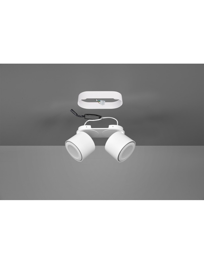 Spotlight ceiling lamps - Trio TAURUS Ceiling Spotlight 2xLED max 5W 3000K White Matte 652910231 - product kolory-swiatla.pl 5