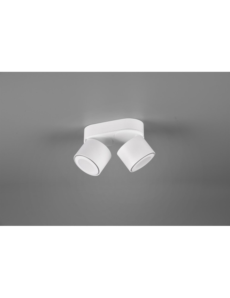 Spotlight ceiling lamps - Trio TAURUS Ceiling Spotlight 2xLED max 5W 3000K White Matte 652910231 - product kolory-swiatla.pl 6