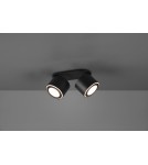 Spotlight ceiling lamps - Trio TAURUS Ceiling Spotlight 2xLED max 5W 3000K Black Matte 652910232 - product 3