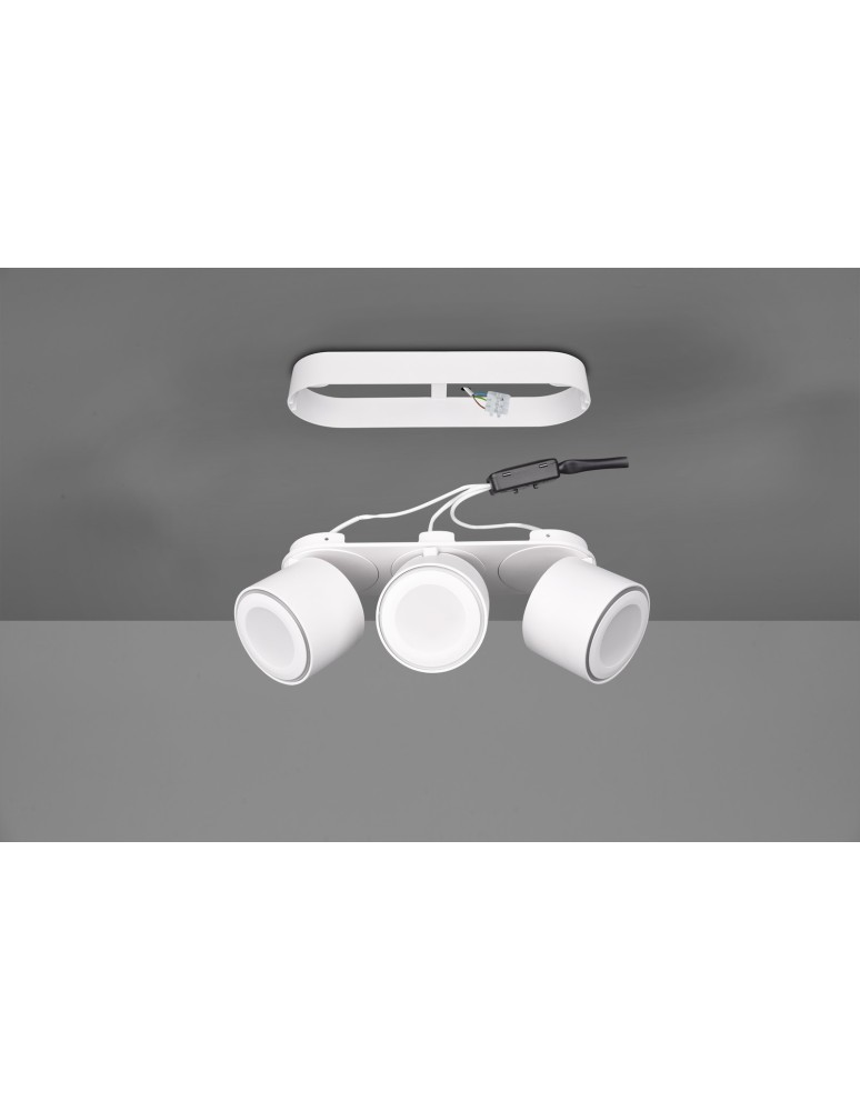 Spotlight ceiling lamps - Trio TAURUS Ceiling Spotlight 3xLED max 5W 3000K White Matte 652910331 - product kolory-swiatla.pl 5