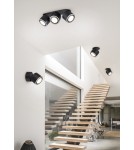 Spotlight ceiling lamps - Trio TAURUS Ceiling Spotlight 3xLED max 5W 3000K Black Matte 652910332 - product 2