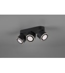 Spotlight ceiling lamps - Trio TAURUS Ceiling Spotlight 3xLED max 5W 3000K Black Matte 652910332 - product 4