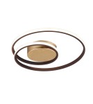 LED ceiling lamps - RL ZIBAL Modern Ceiling 1xLED max 22W 3000K Rusty R62911124 - product 1