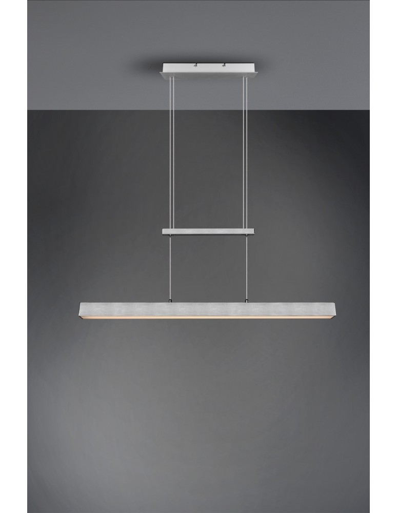 Lampy wiszące - RL PAROS Wisząca Nowoczesna 1xLED max 22W 3000K Aluminium Szczotkowane R32043105 - produkt kolory-swiatla.pl 2