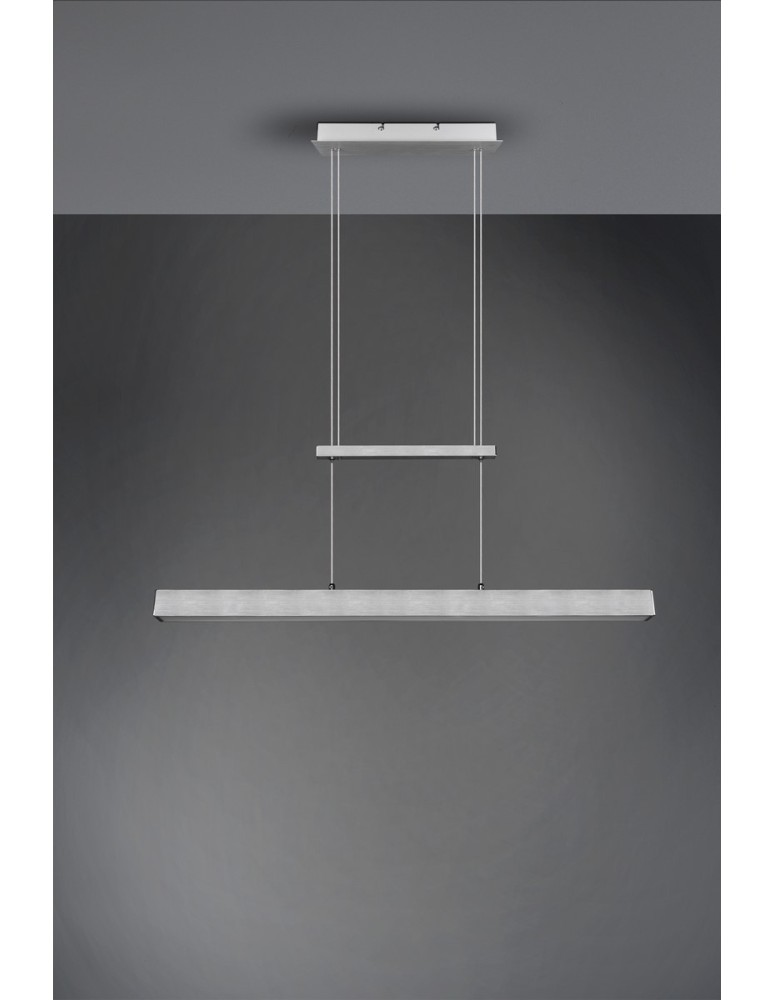 Lampy wiszące - RL PAROS Wisząca Nowoczesna 1xLED max 22W 3000K Aluminium Szczotkowane R32043105 - produkt kolory-swiatla.pl 5