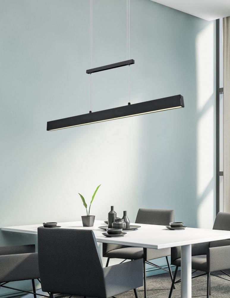 Pendant lamps - RL PAROS Modern Pendant 1xLED max 22W 3000K Black Mat R32043132 - product kolory-swiatla.pl 2