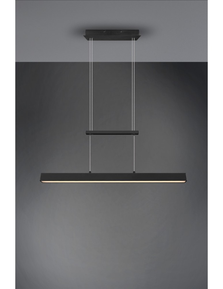Pendant lamps - RL PAROS Modern Pendant 1xLED max 22W 3000K Black Mat R32043132 - product kolory-swiatla.pl 4