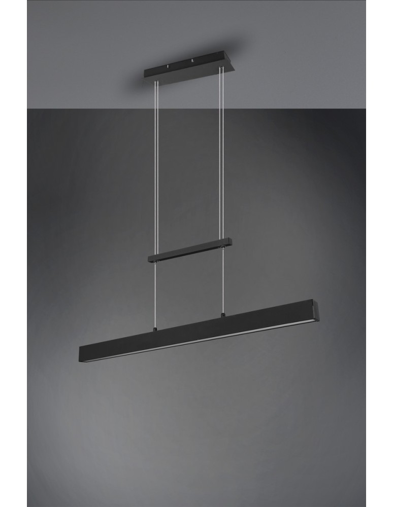 Lampy wiszące - RL PAROS Wisząca Nowoczesna 1xLED max 22W 3000K Czarny Mat R32043132 - produkt kolory-swiatla.pl 5