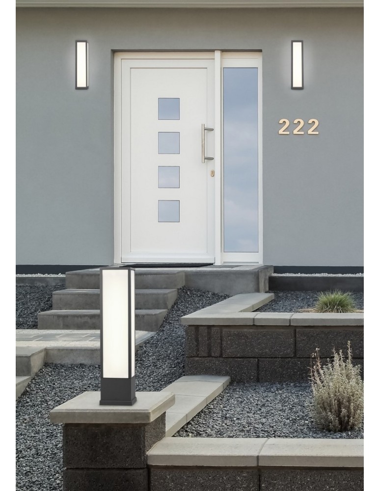 Outdoor wall lamps - Trio FUERTE Outdoor Wall Mounted 1xLED max 10W 3000K Anthracite 226260142 - product kolory-swiatla.pl 2