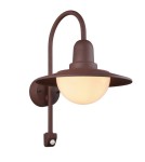 Outdoor lights with motion sensor - Trio NORMAN Outdoor Wall Mount 1xE27 max 40W Rusty 207269124 - product 1