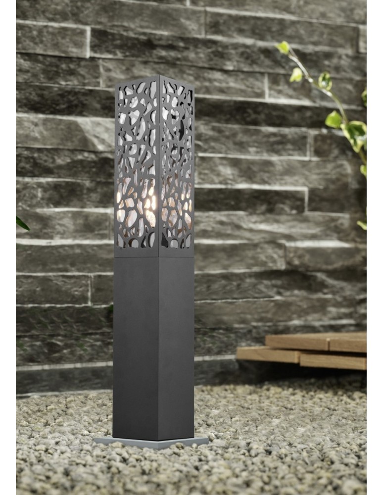 Standing garden lamps - Trio COOPER Outdoor Standing 1xE27 max 40W Anthracite 507360142 - product kolory-swiatla.pl 2