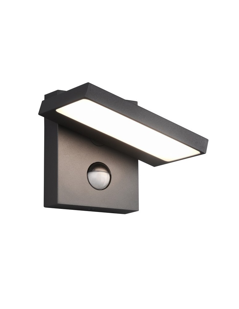 Outdoor lights with motion sensor - Trio HORTON Outdoor Wall Mounted 1xLED max 8W 3000K Anthracite 226369142 - product kolory-swiatla.pl 1