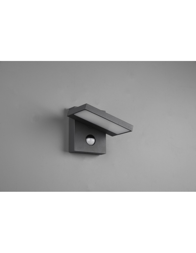 Outdoor lights with motion sensor - Trio HORTON Outdoor Wall Mounted 1xLED max 8W 3000K Anthracite 226369142 - product kolory-swiatla.pl 5