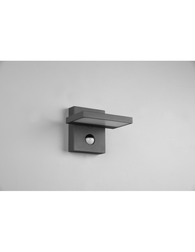 Outdoor lights with motion sensor - Trio HORTON Outdoor Wall Mounted 1xLED max 8W 3000K Anthracite 226369142 - product kolory-swiatla.pl 6