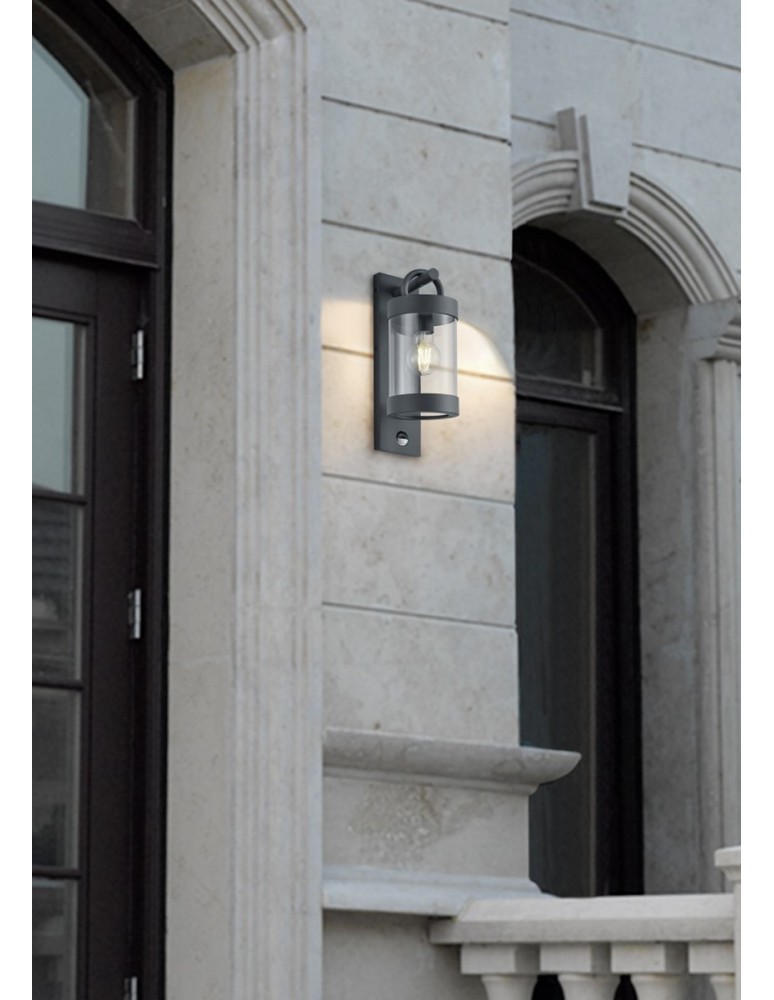 Outdoor lights with motion sensor - Trio SAMBESI Outdoor Wall Mounted 1xE27 max 28W Anthracite 204169142 - product kolory-swiatla.pl 2