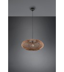 Boho pendant lamps - Trio HEDDA Modern Pendant 1xE27 max 40W Black Matte 312300136 - product 2