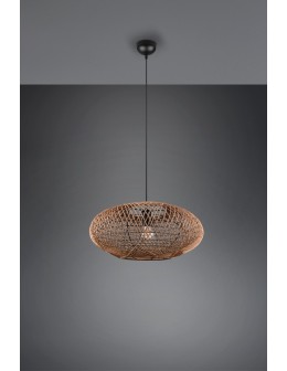 Trio HEDDA Modern Pendant 1xE27 max 40W Black Matte 312300136 - product 2