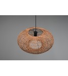 Boho pendant lamps - Trio HEDDA Modern Pendant 1xE27 max 40W Black Matte 312300136 - product 4