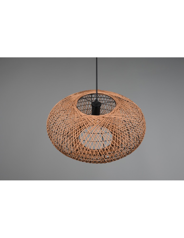 Boho pendant lamps - Trio HEDDA Modern Pendant 1xE27 max 40W Black Matte 312300136 - product kolory-swiatla.pl 4