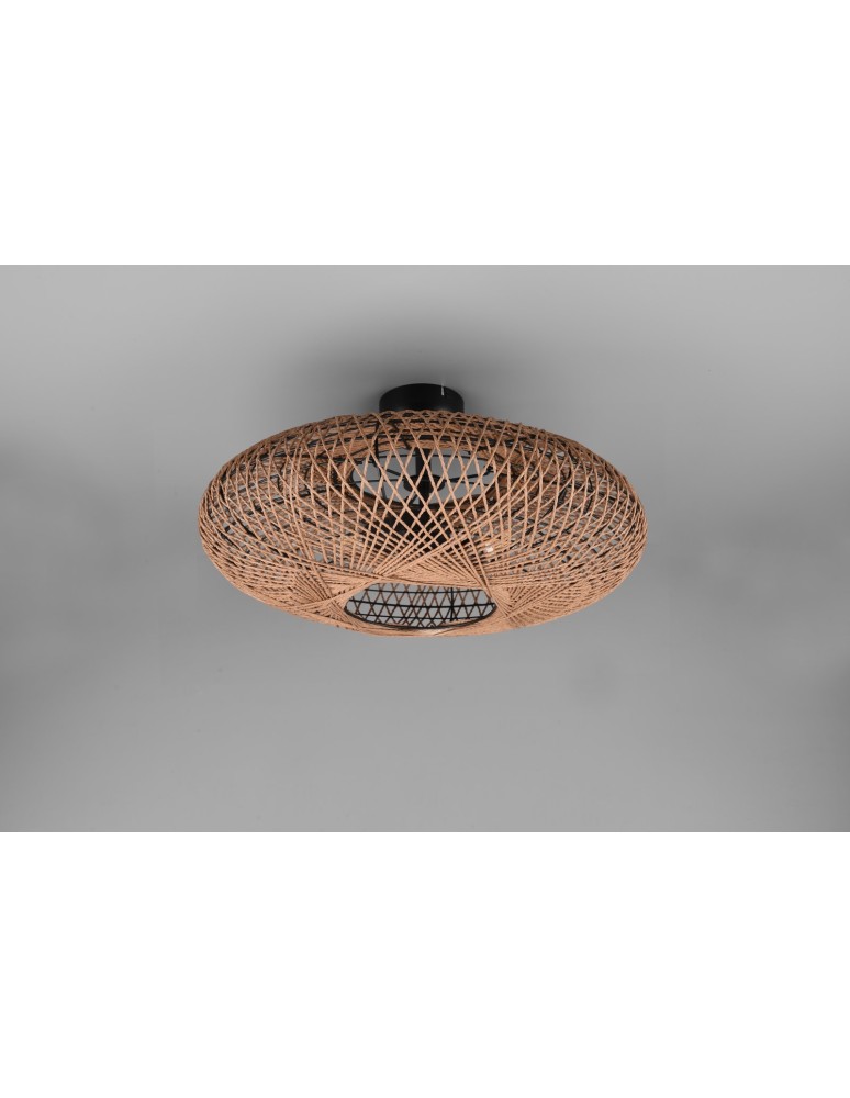 Lampy sufitowe nowoczesne - Trio HEDDA Sufitowa Nowoczesna 2xE27 max 40W Czarny Mat 612300236 - produkt kolory-swiatla.pl 2