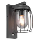 Outdoor lights with motion sensor - Trio TUELA Outdoor Wall Mounted 1xE27 max 40W Anthracite 210869142 - product 1