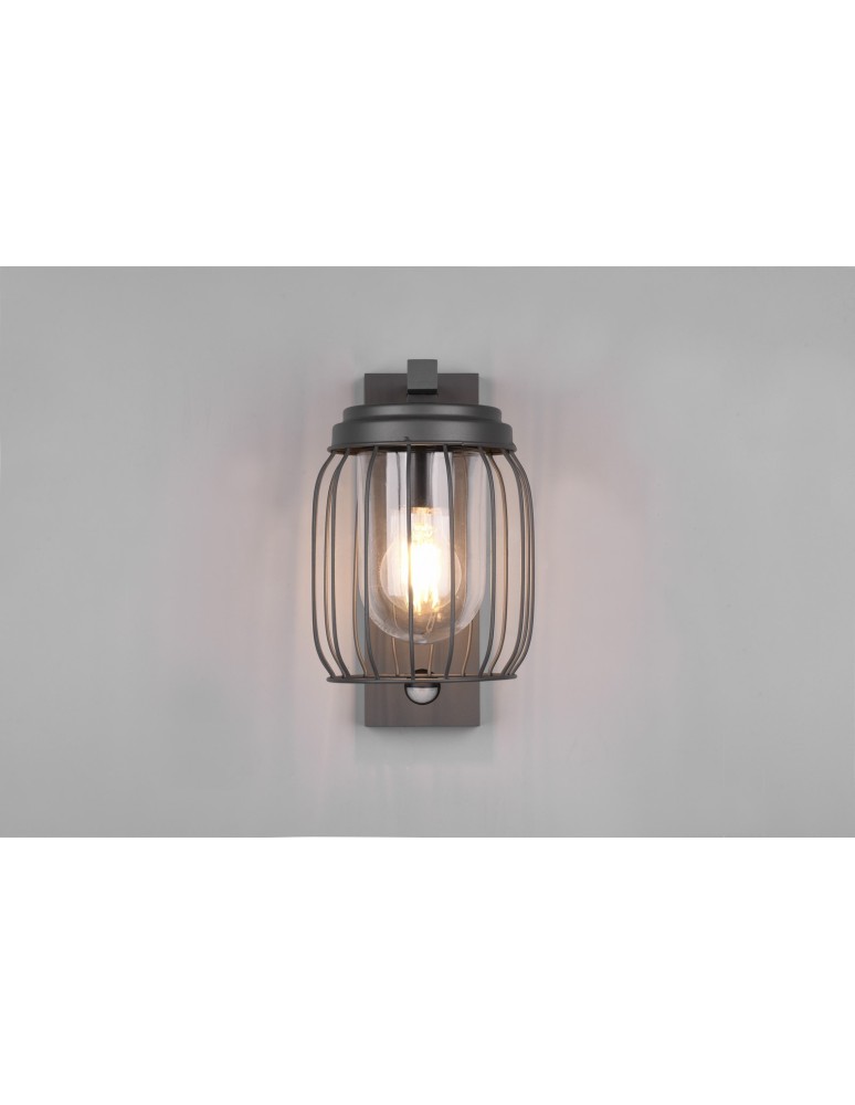 Outdoor lights with motion sensor - Trio TUELA Outdoor Wall Mounted 1xE27 max 40W Anthracite 210869142 - product kolory-swiatla.pl 3