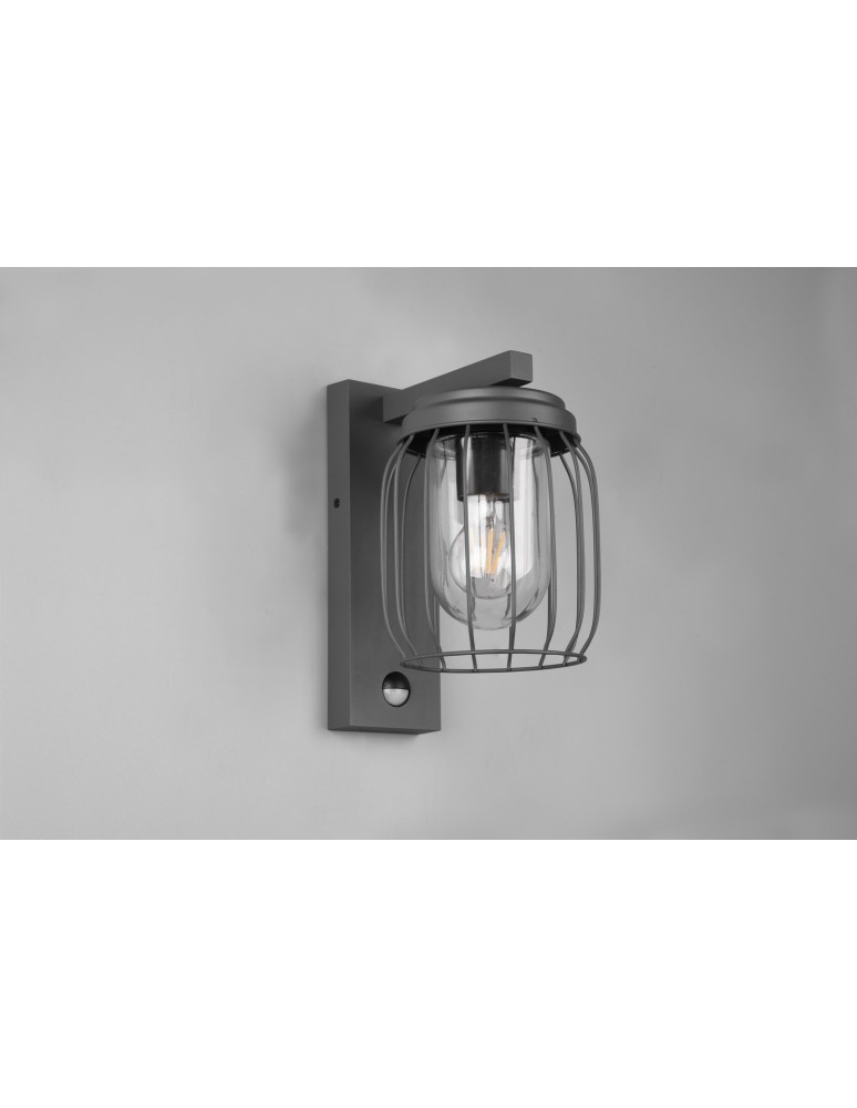 Outdoor lights with motion sensor - Trio TUELA Outdoor Wall Mounted 1xE27 max 40W Anthracite 210869142 - product kolory-swiatla.pl 6
