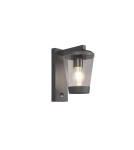 Outdoor lights with motion sensor - Trio CAVADO Outdoor Wall Mounted 1xE27 max 40W Anthracite 211069142 - product 1