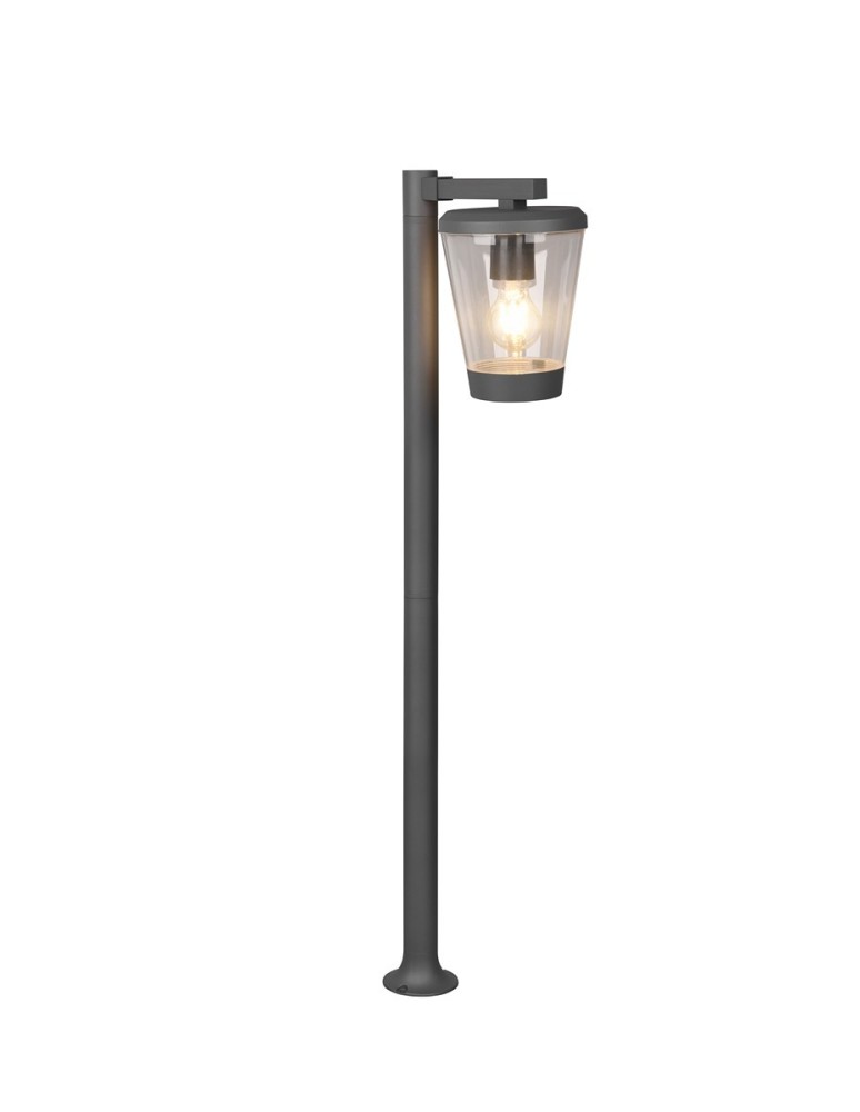 Standing garden lamps - Trio CAVADO Outdoor Standing 1xE27 max 40W Anthracite 411060142 - product kolory-swiatla.pl 1