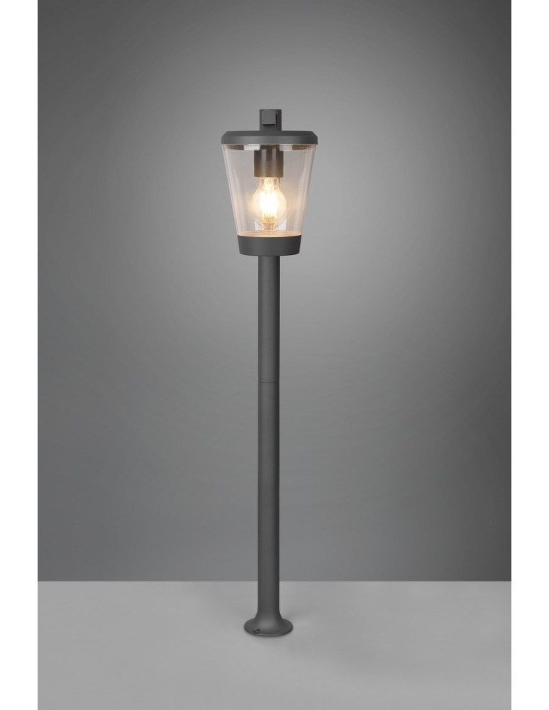 Standing garden lamps - Trio CAVADO Outdoor Standing 1xE27 max 40W Anthracite 411060142 - product kolory-swiatla.pl 2