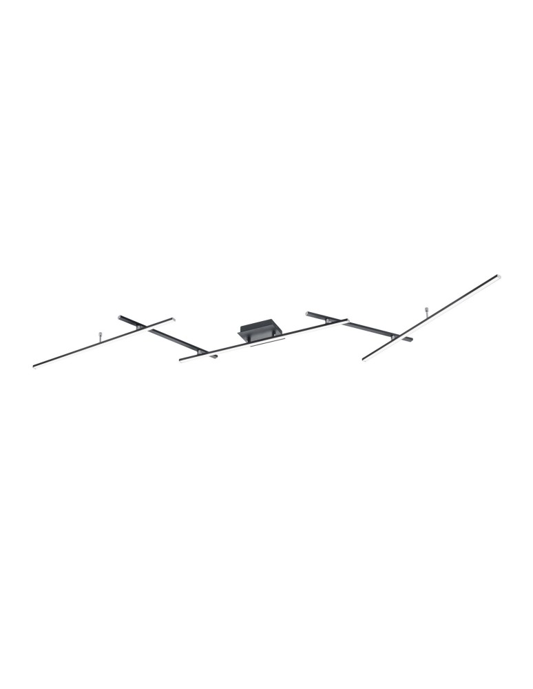 Pendant lamps - Trio ARVIN Modern Pendant 1xLED max 22W 2700-6500K Black Mat 628410532 - product kolory-swiatla.pl 1