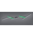 Lampy wiszące - Trio ARVIN Wisząca Nowoczesna 1xLED max 22W 2700-6500K Czarny Mat 628410532 - produkt 2