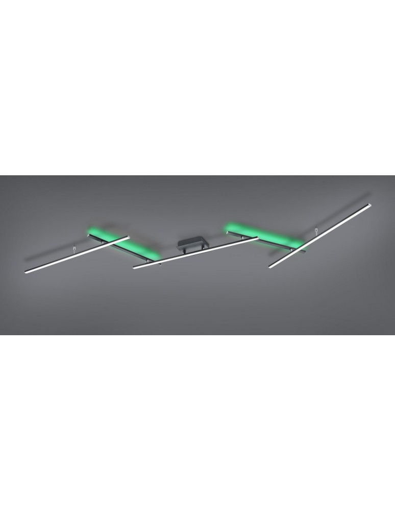 Pendant lamps - Trio ARVIN Modern Pendant 1xLED max 22W 2700-6500K Black Mat 628410532 - product kolory-swiatla.pl 2