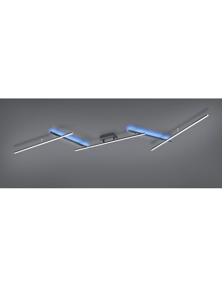 Pendant lamps - Trio ARVIN Modern Pendant 1xLED max 22W 2700-6500K Black Mat 628410532 - product kolory-swiatla.pl 3