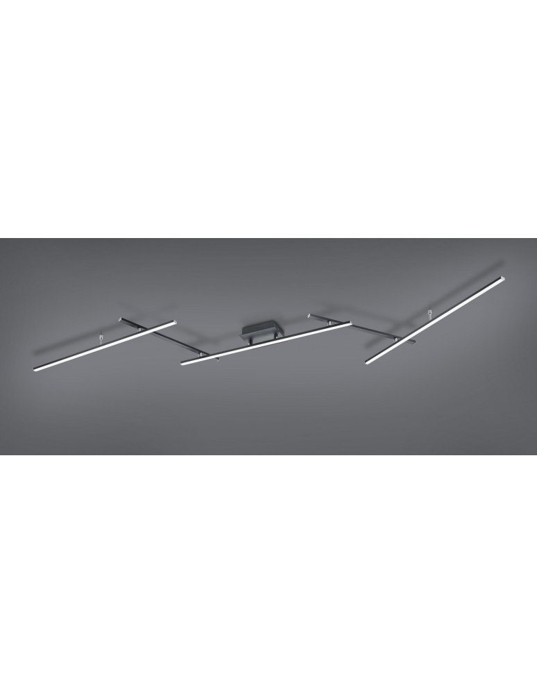 Pendant lamps - Trio ARVIN Modern Pendant 1xLED max 22W 2700-6500K Black Mat 628410532 - product kolory-swiatla.pl 4