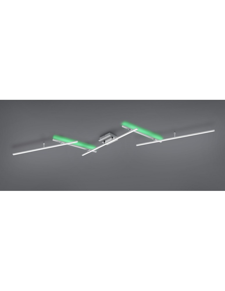 Pendant lamps - Trio ARVIN Pendant Modern 1xLED max 22W 2700-6500K Nickel Mat 628410507 - product kolory-swiatla.pl 2