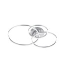 LED ceiling lamps - Trio WINONA Modern Ceiling 1xLED max 28W 2700-6500K Nickel Mat 670810607 - product 1