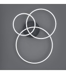 Lampy sufitowe LED - Trio WINONA Sufitowa Nowoczesna 1xLED max 28W 2700-6500K Czarny Mat 670810632 - produkt 3