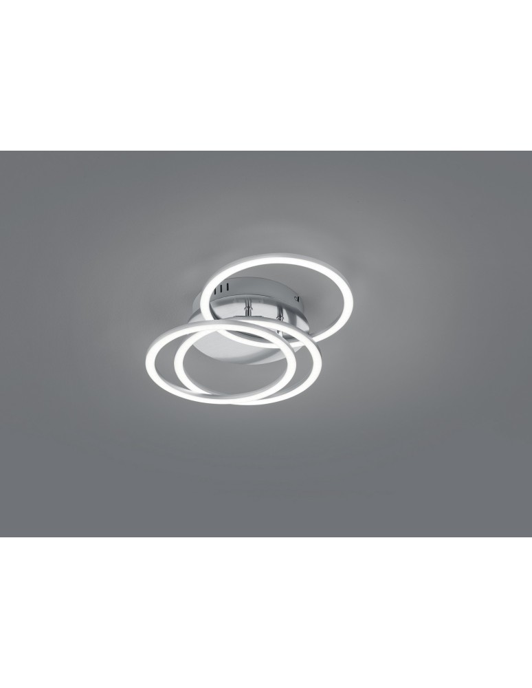 LED ceiling lamps - RL CIRCLE Sufitowa Nowoczesna 1xLED max 27W 2700-6000K Nikiel Mat R62823107 - product kolory-swiatla.pl 3