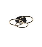 LED ceiling lamps - RL CIRCLE Modern Ceiling 1xLED max 27W 2700-6000K Black Mat R62823132. - product 1