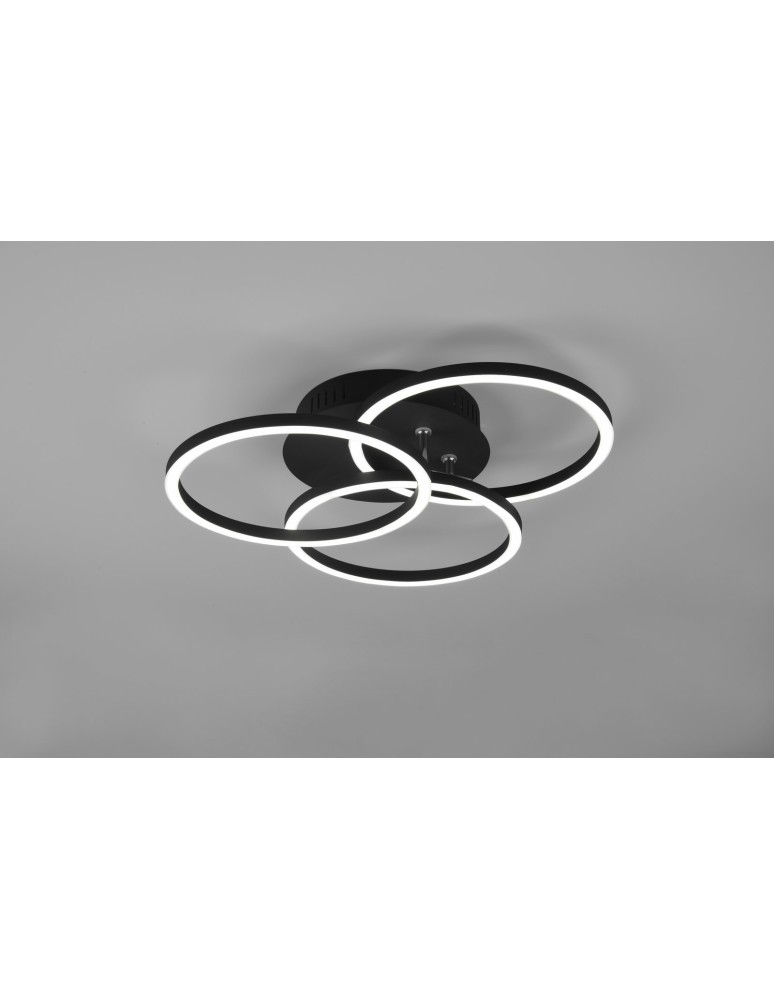 LED ceiling lamps - RL CIRCLE Modern Ceiling 1xLED max 27W 2700-6000K Black Mat R62823132. - product kolory-swiatla.pl 2