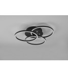 LED ceiling lamps - RL CIRCLE Modern Ceiling 1xLED max 27W 2700-6000K Black Mat R62823132. - product 4
