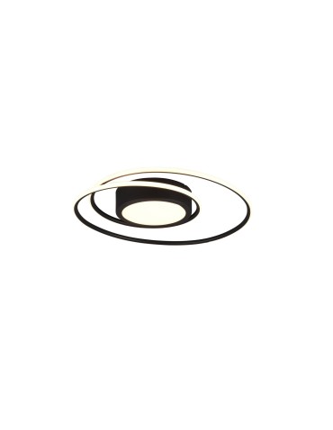 Trio YAVA Modern Ceiling 1xLED max 56W 2700-6000K Black Matte 672310232