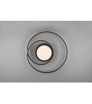 LED ceiling lamps - Trio YAVA Modern Ceiling 1xLED max 56W 2700-6000K Black Matte 672310232 - product 2