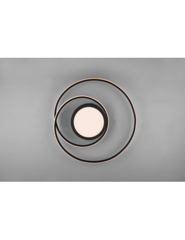 Trio YAVA Modern Ceiling 1xLED max 56W 2700-6000K Black Matte 672310232 - product 2